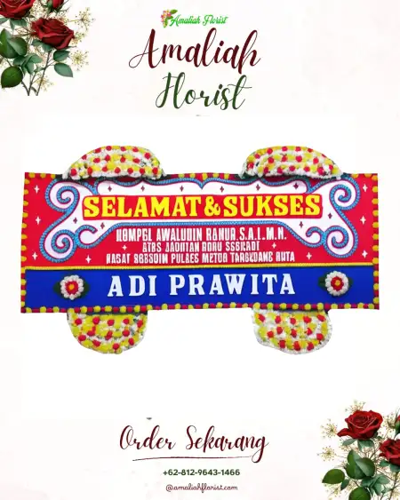 Papan Bunga Ucapan Selamat Plangkapan